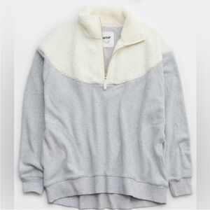 Aerie Hometown Holiday Quarter Zip Sweatshirt